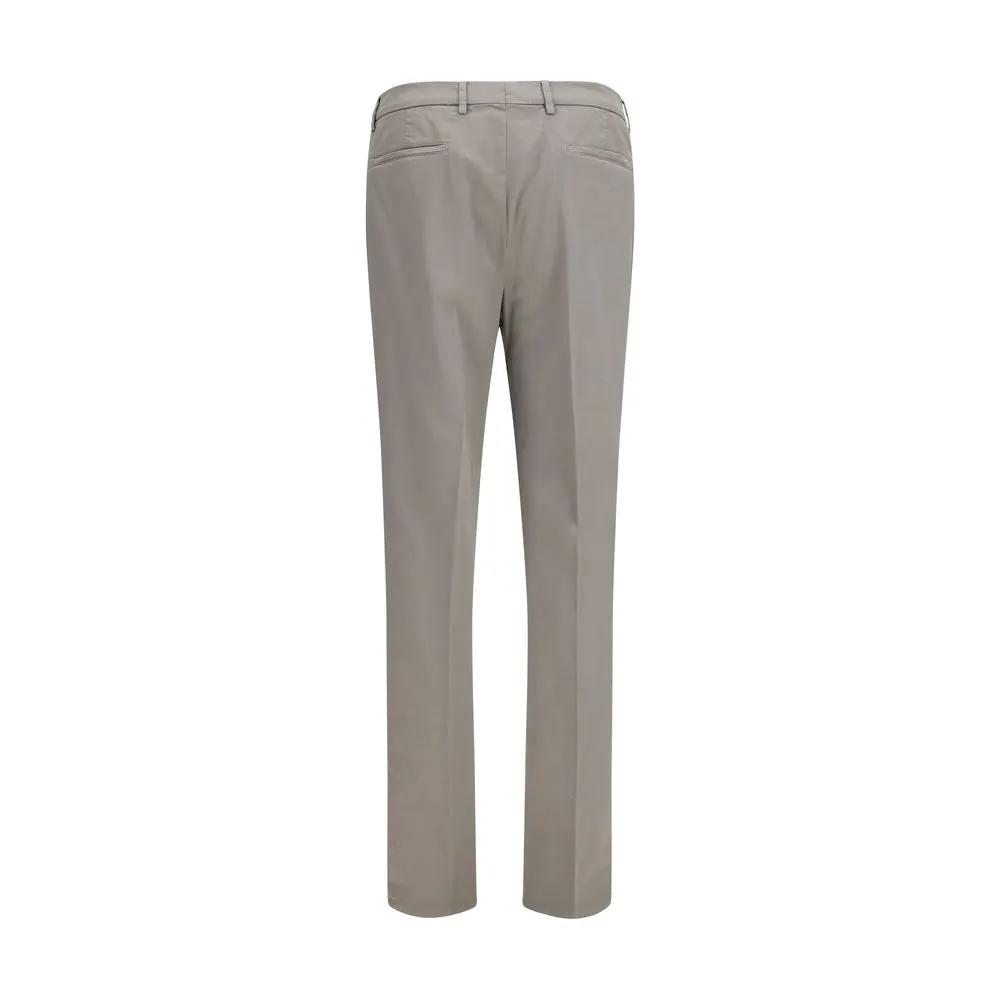 Brunello Cucinelli Bicolor Cotton Chino Pants