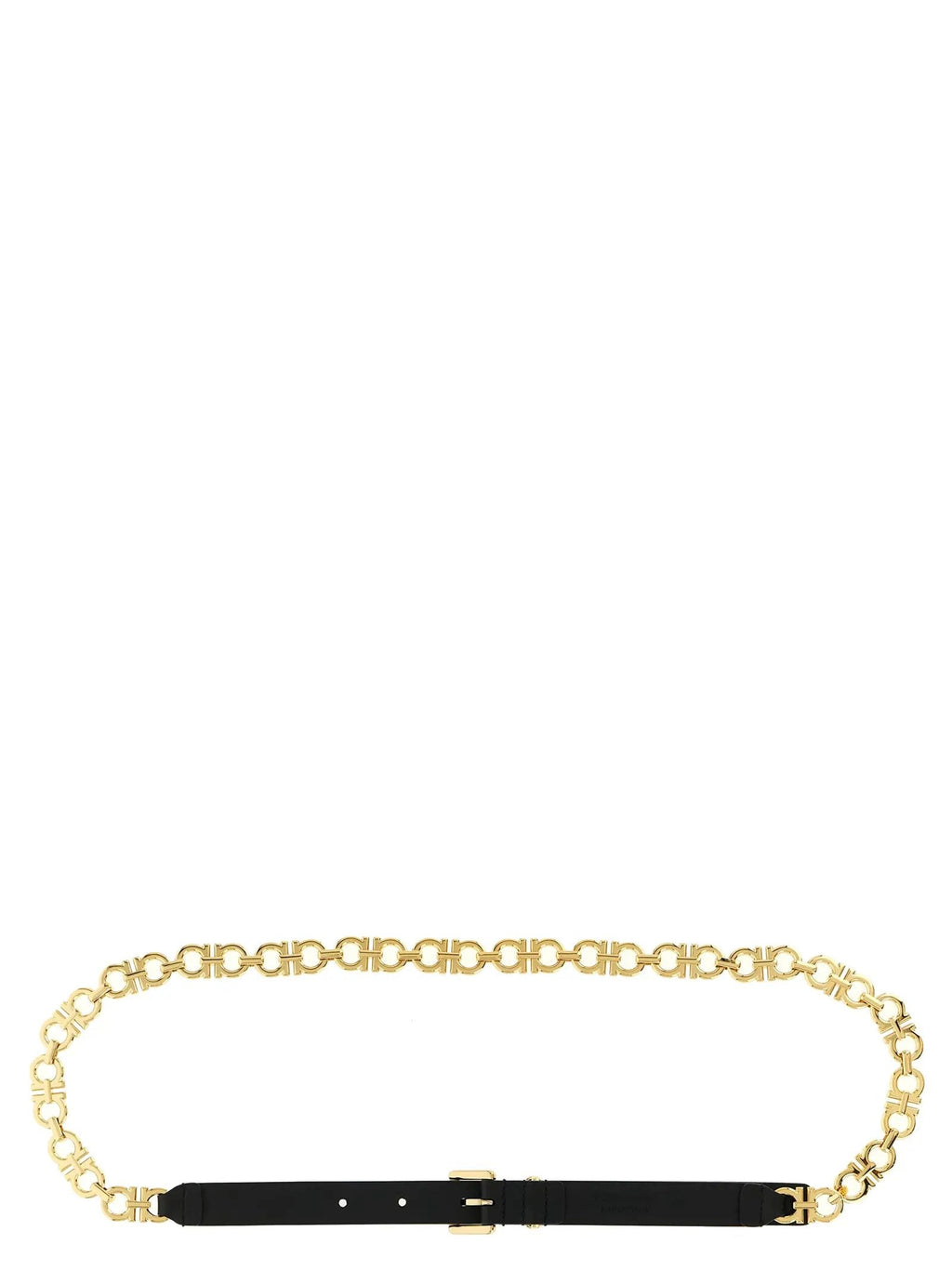 Ferragamo Black Calfskin Belt