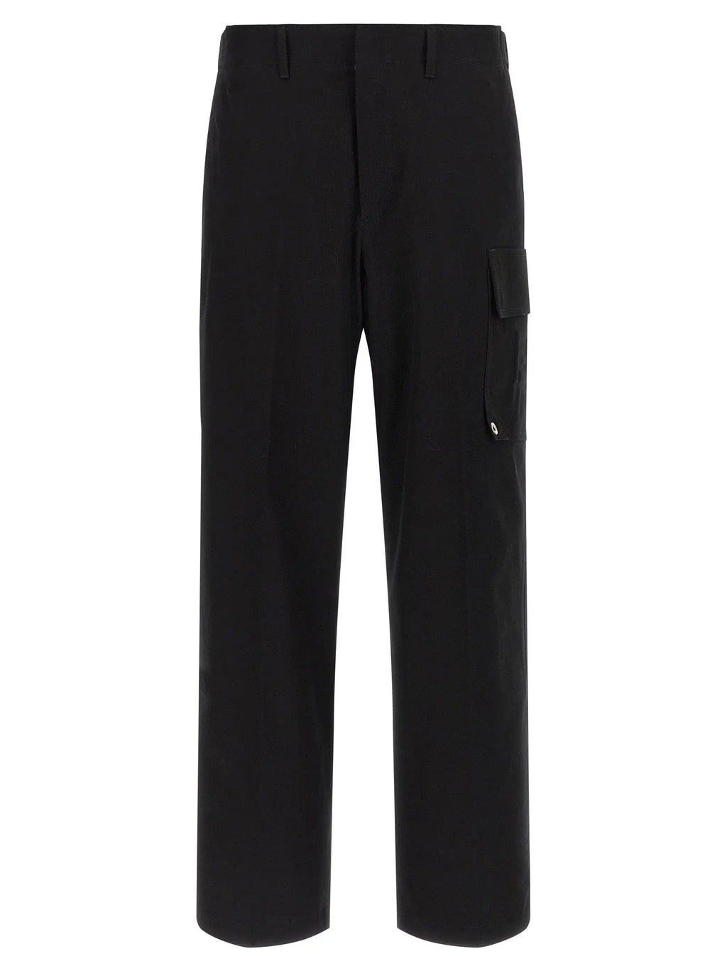 Fendi Black Cotton Cargo Pants