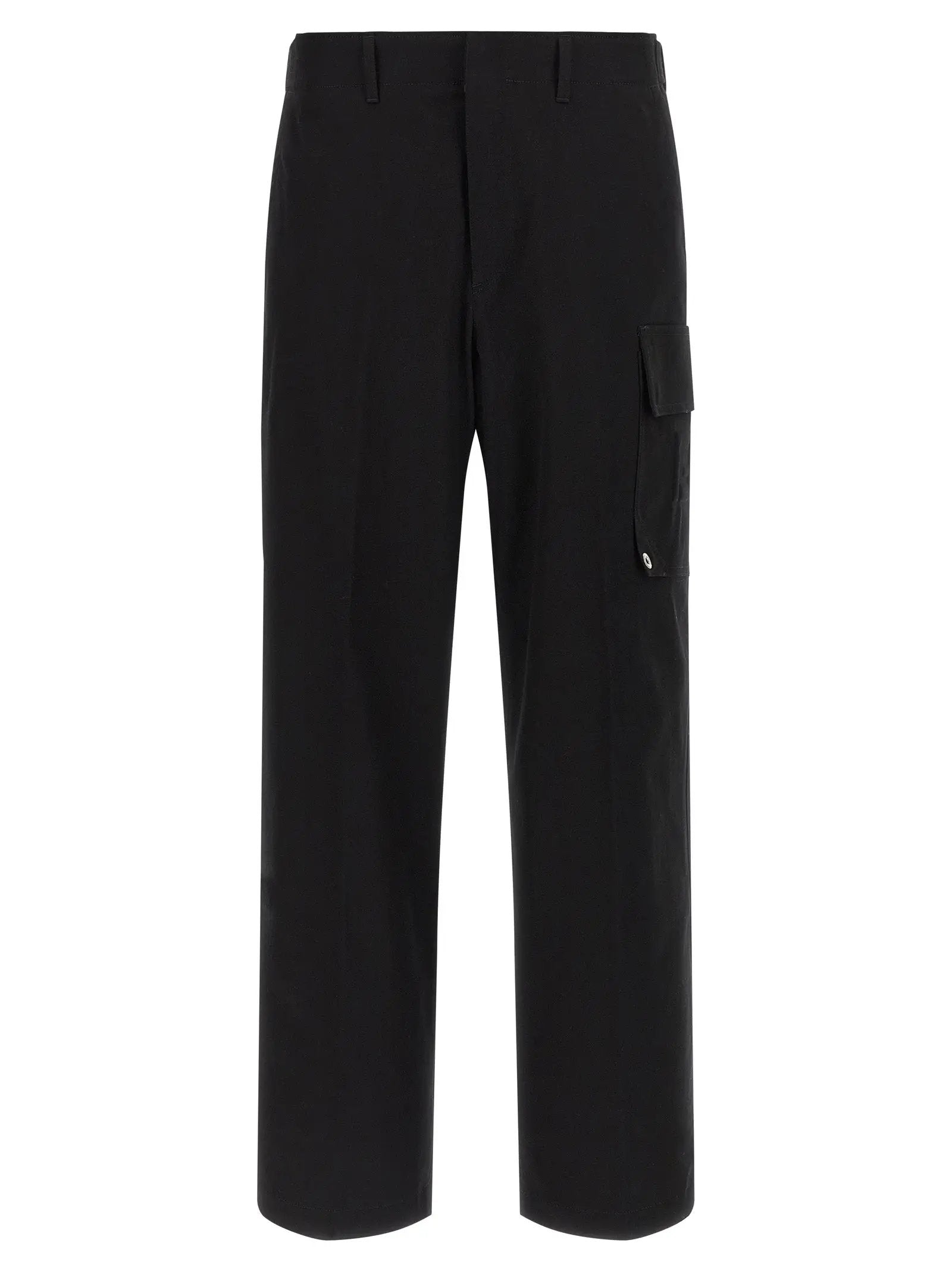 Fendi Black Cotton Cargo Pants