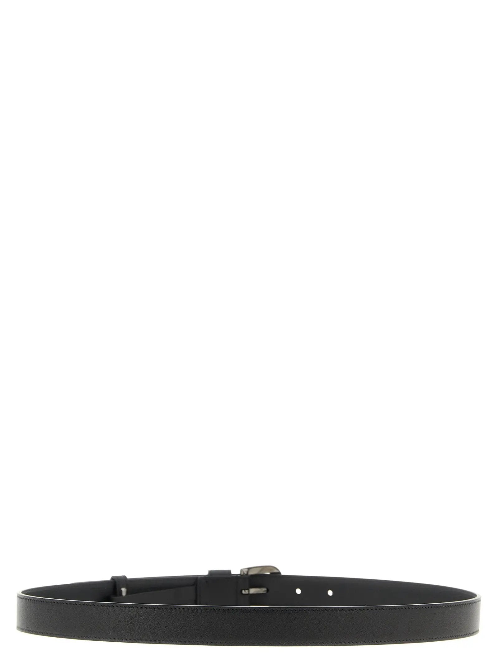 Valentino Garavani Black Calfskin Regular Belt