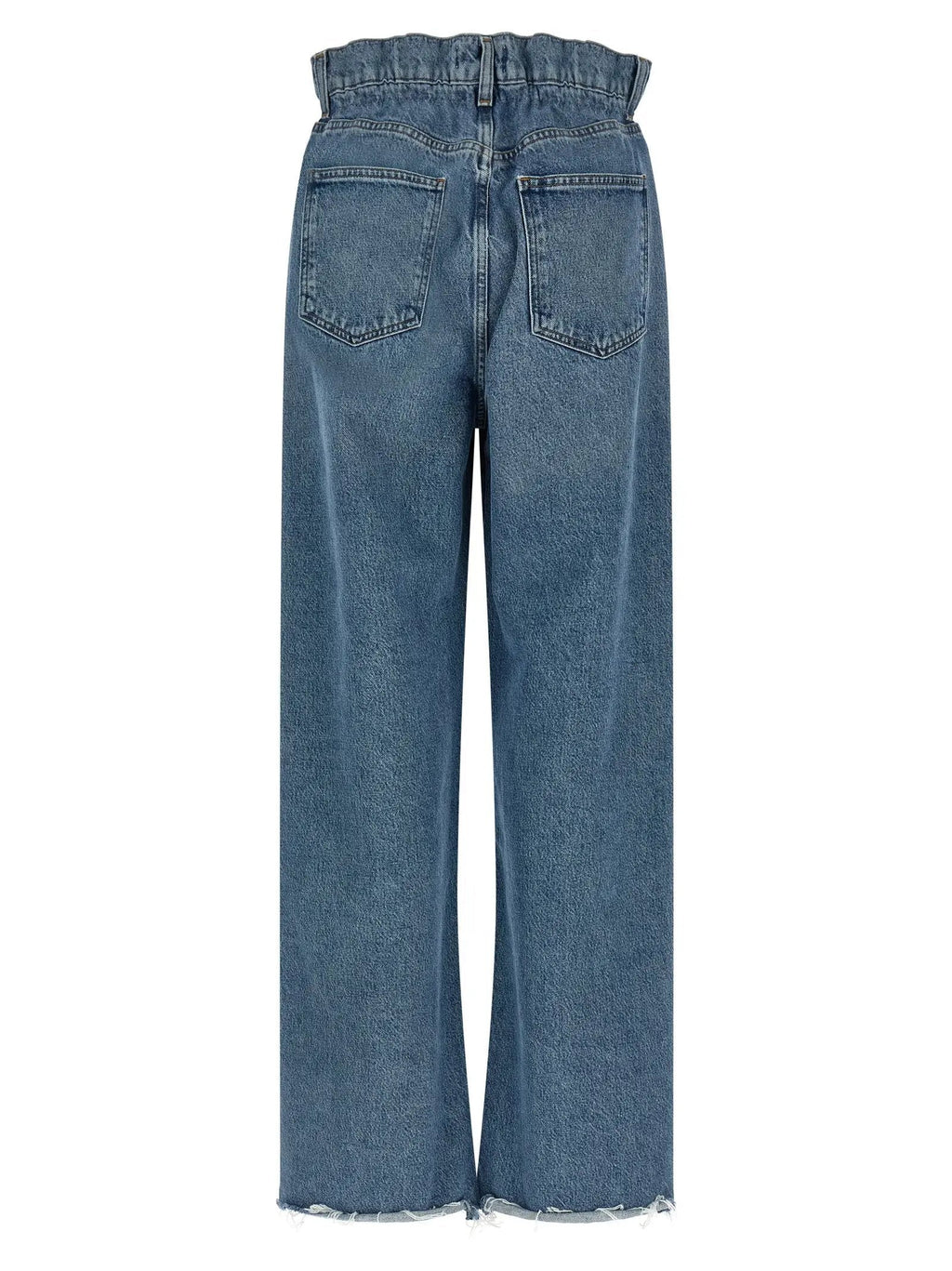 Agolde Blue Cotton Straight-Leg Jeans