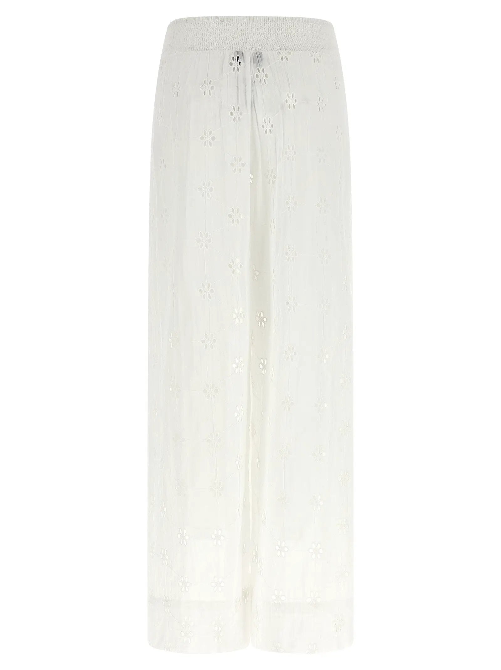 Polo Ralph Lauren White Cotton Casual Pants