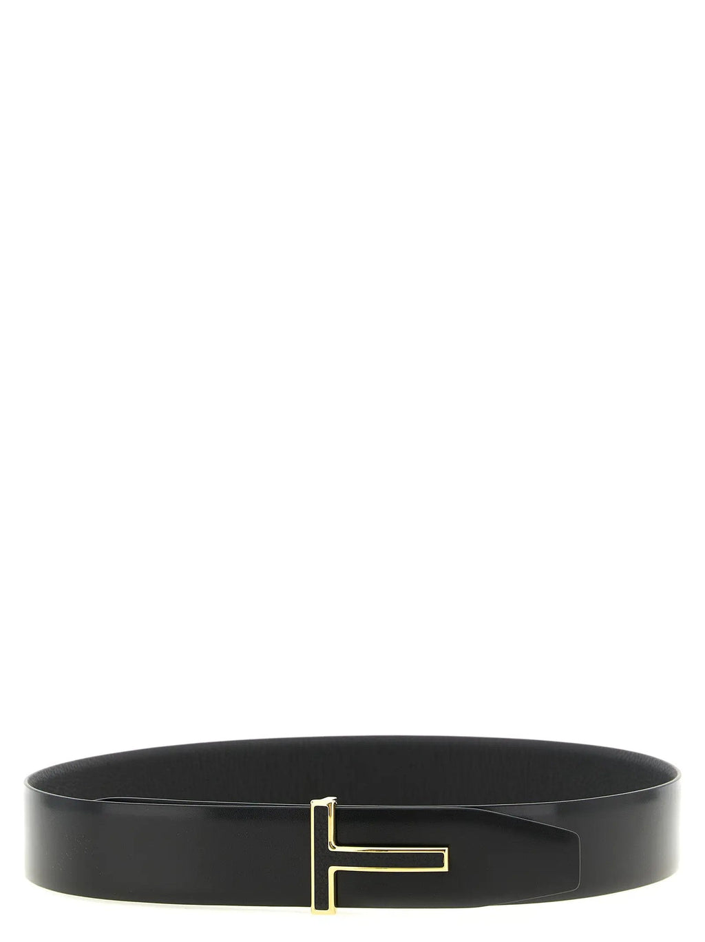 Tom Ford Black Calfskin Regular Belt