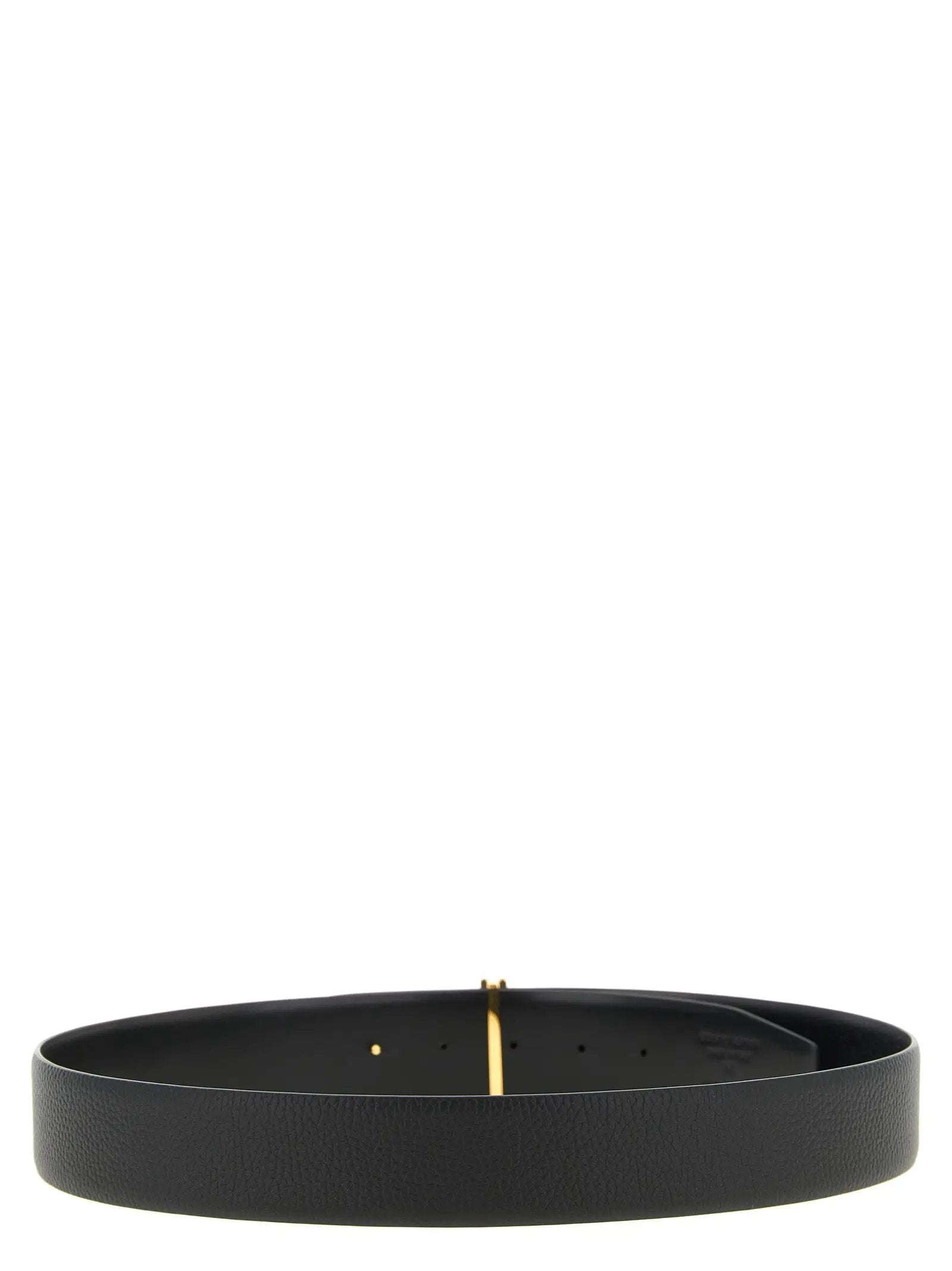 Tom Ford Black Calfskin Regular Belt