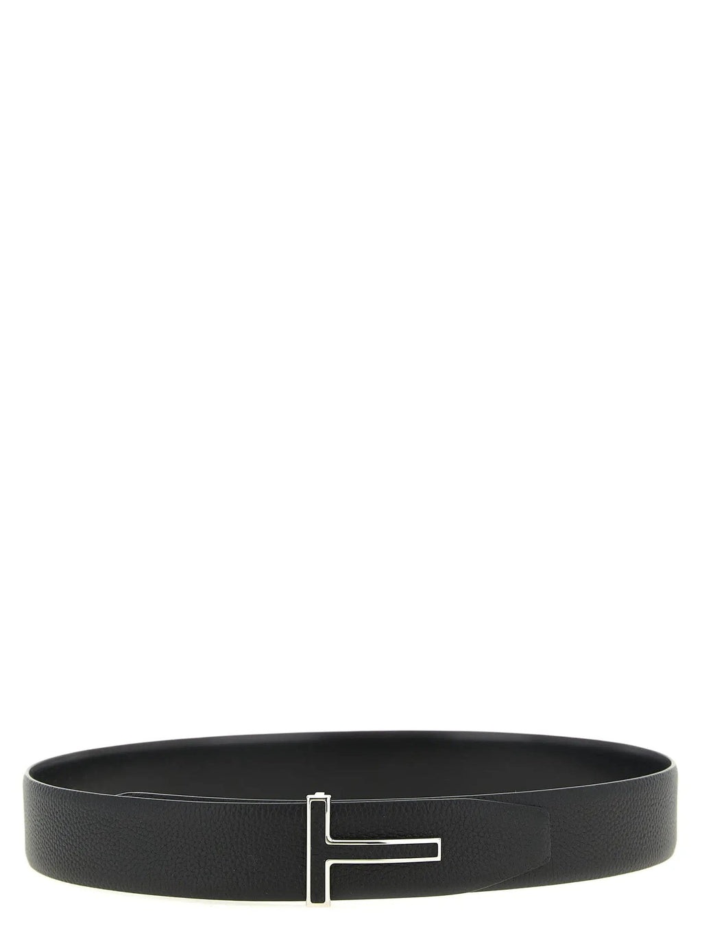 Tom Ford Black Calfskin Regular Belt