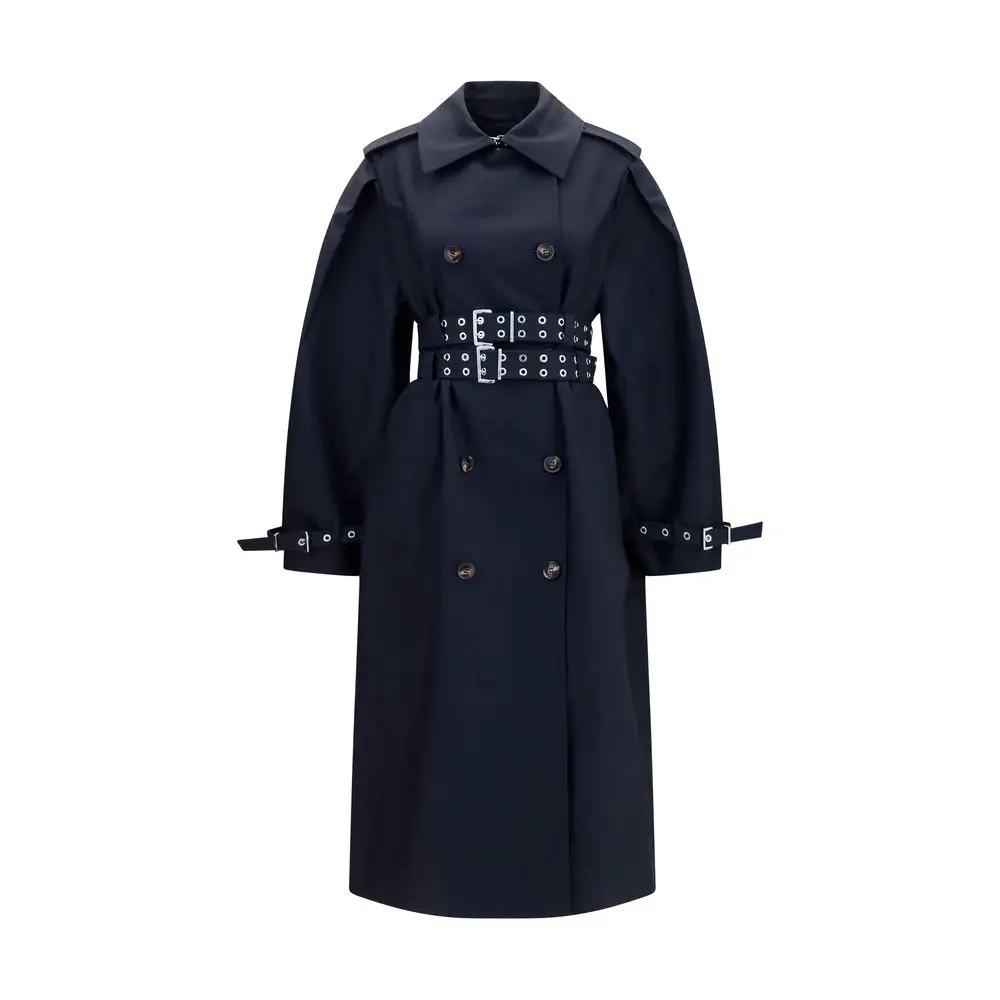 Ganni Black Cotton Coat