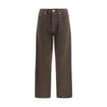 Sunflower Brown Cotton Relaxed Fit Jeans