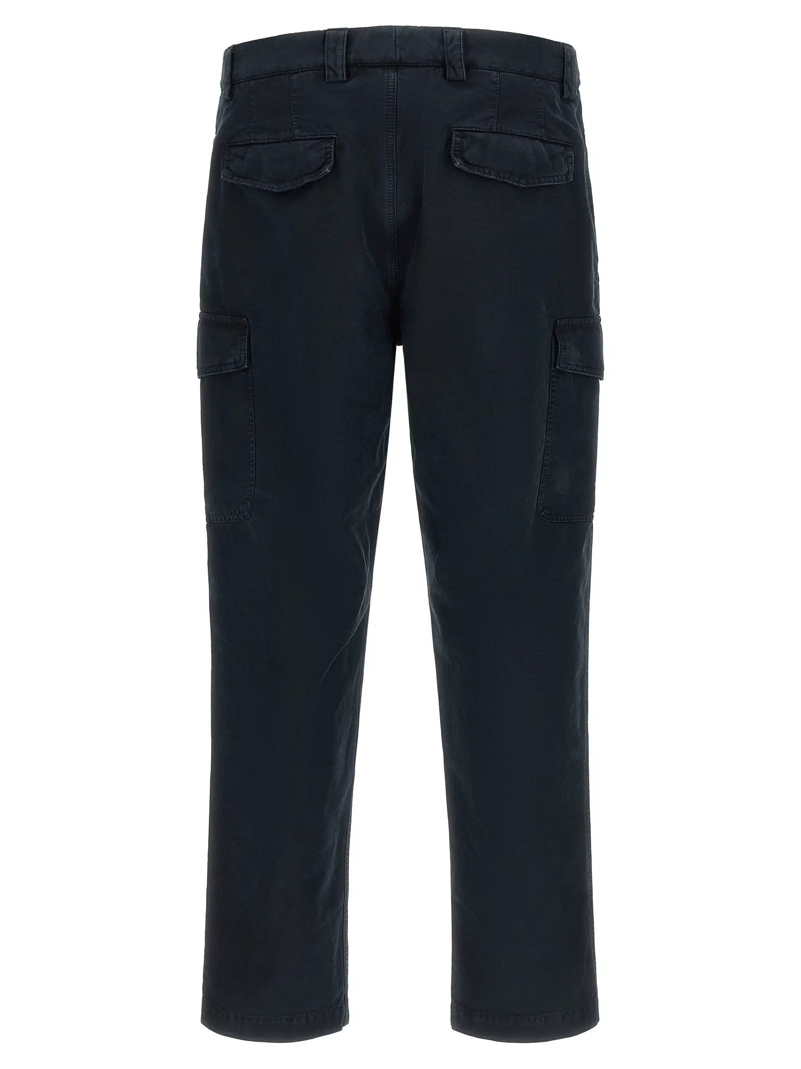 Brunello Cucinelli Blue Cotton Cargo Pants