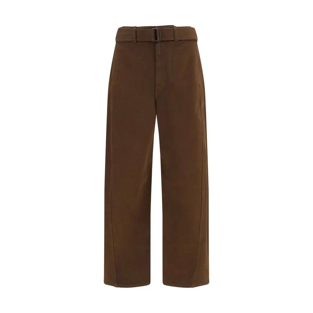 Lemaire Brown Cotton Casual Pants