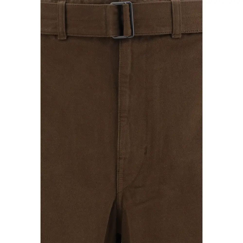 Lemaire Brown Cotton Casual Pants