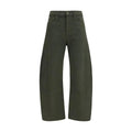 Mother Denim Bicolor Cotton Relaxed Fit Jeans