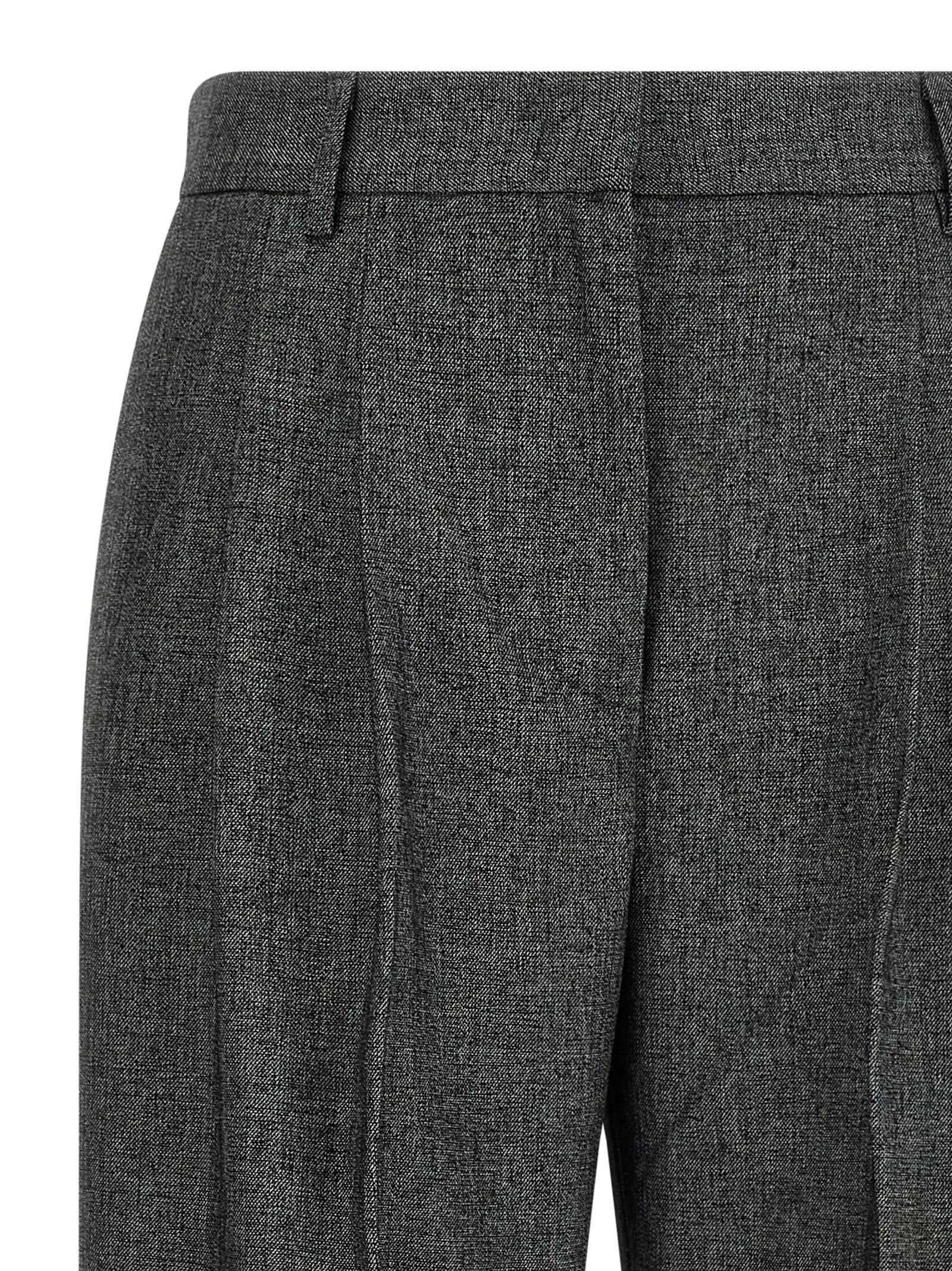 The Andamane Gray Polyester Dress Pants