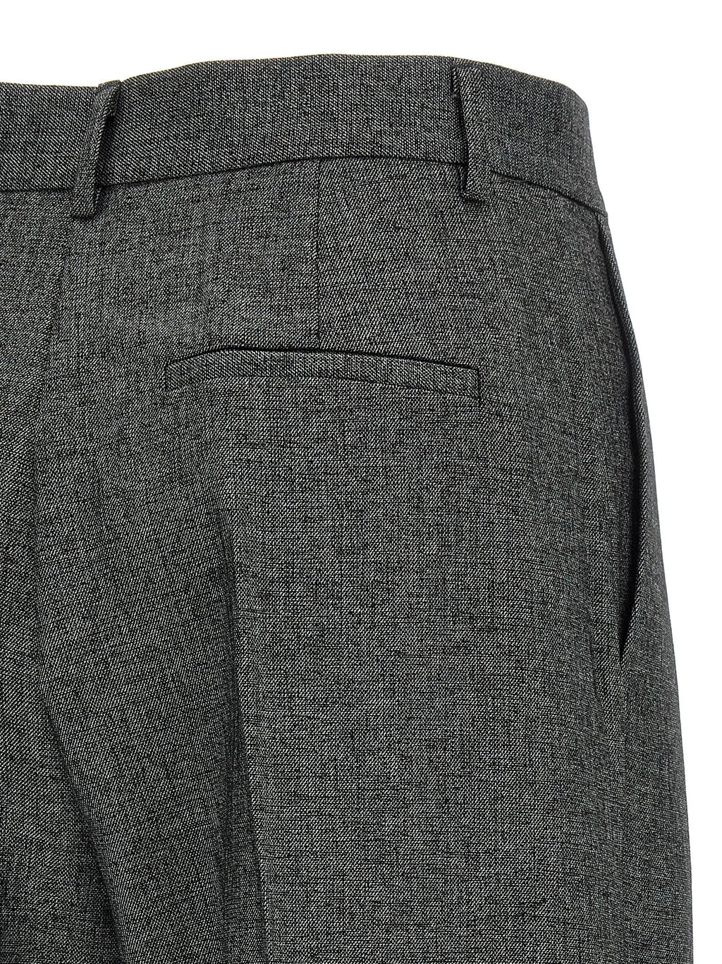 The Andamane Gray Polyester Dress Pants