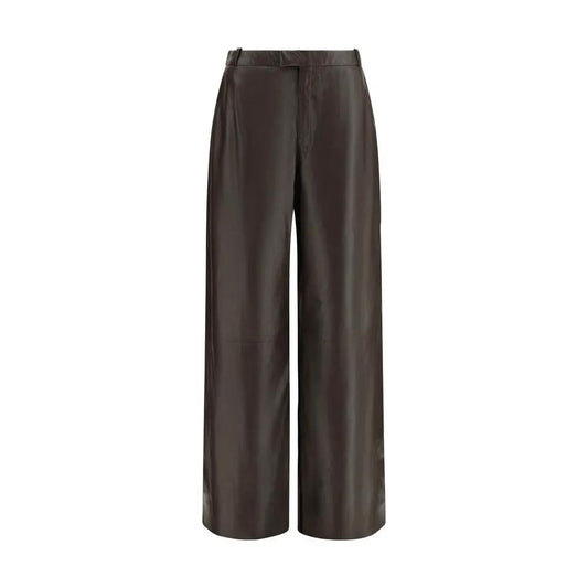 Arma Brown Leather Pants