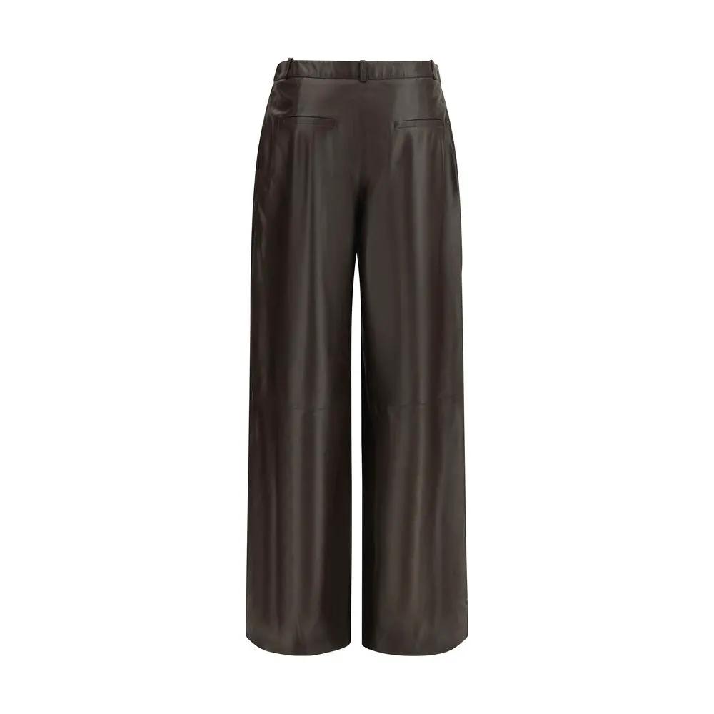 Arma Brown Leather Pants