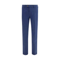 Brunello Cucinelli Blue Cotton Pants