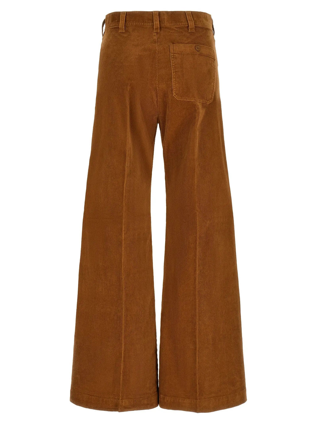 Polo Ralph Lauren Brown Cotton Flared Pants