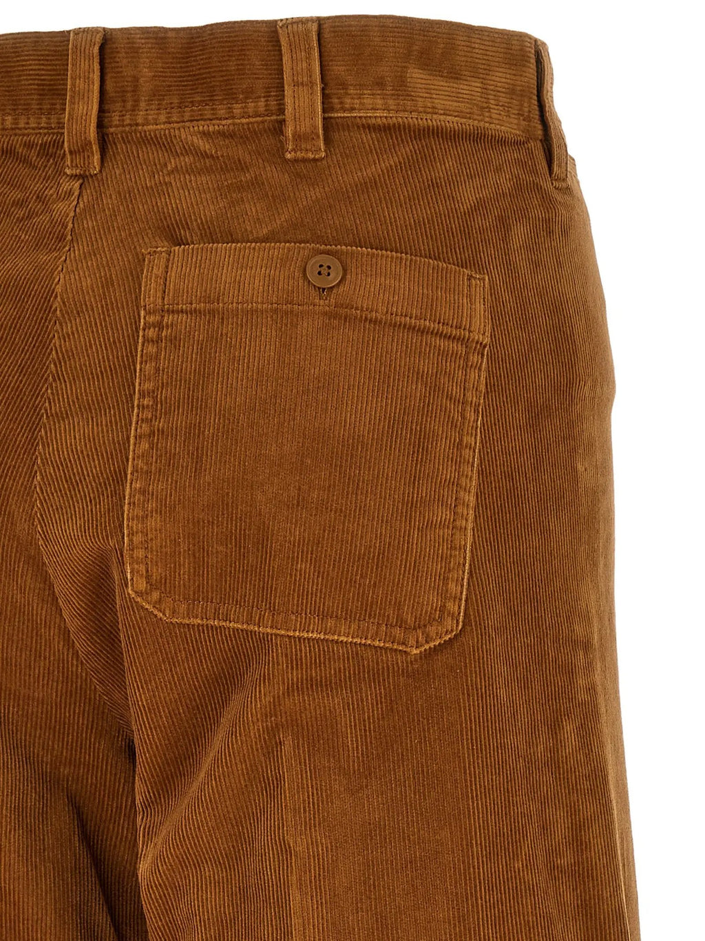Polo Ralph Lauren Brown Cotton Flared Pants