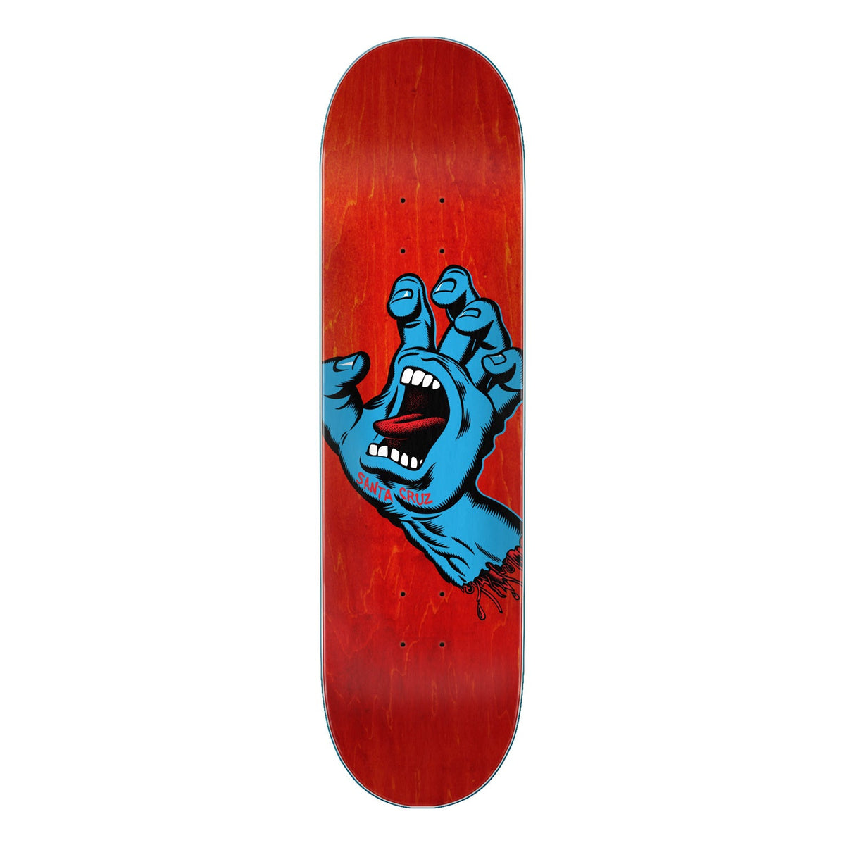Santa Cruz Deck Screaming Hand Red 8.0" x 31.6"