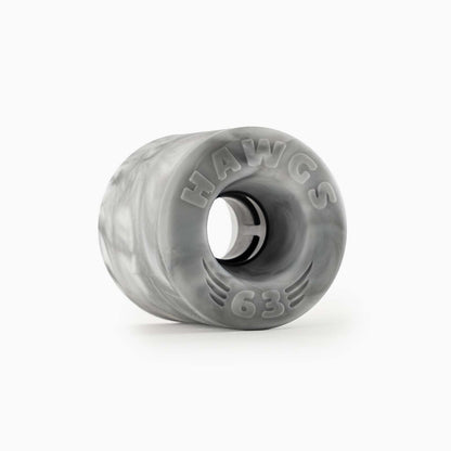 Hawgs Doozies Wheels 63mm 78a - Grey/White Swirl (Set of 4)
