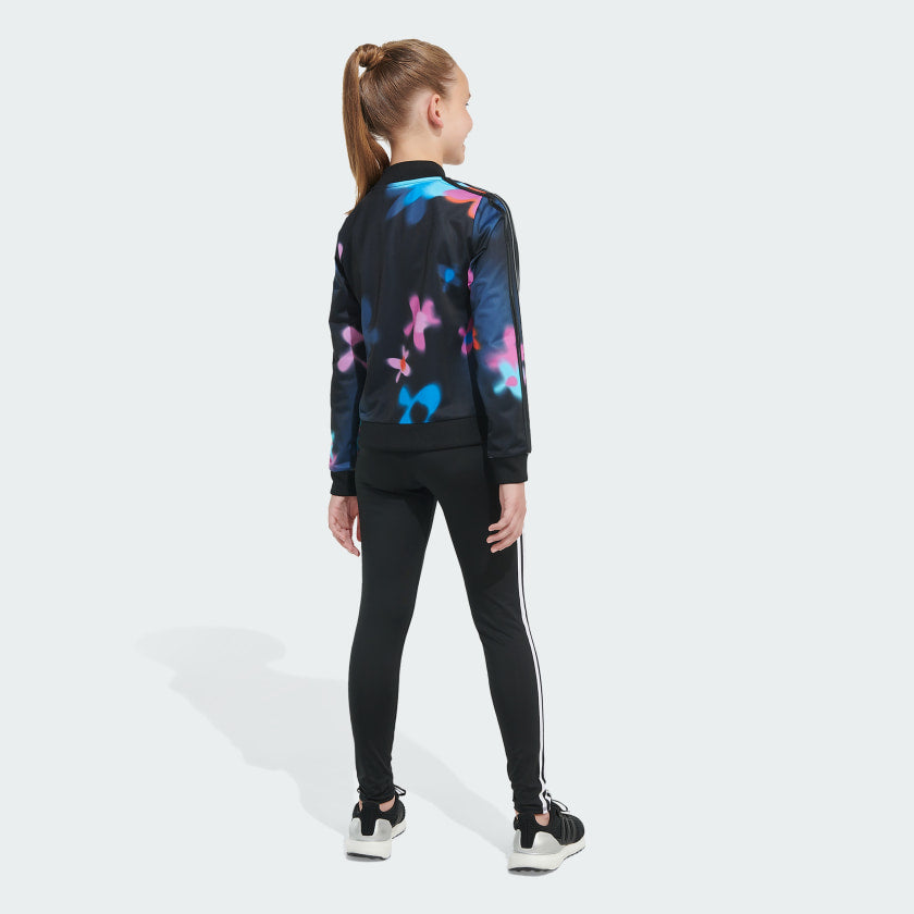 Kids' adidas Allover Print 3-Stripes Tricot Jacket