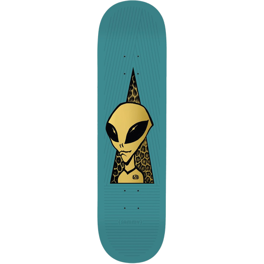 Alien Workshop Montano Visitor Gold Deck - 8.0″ Teal