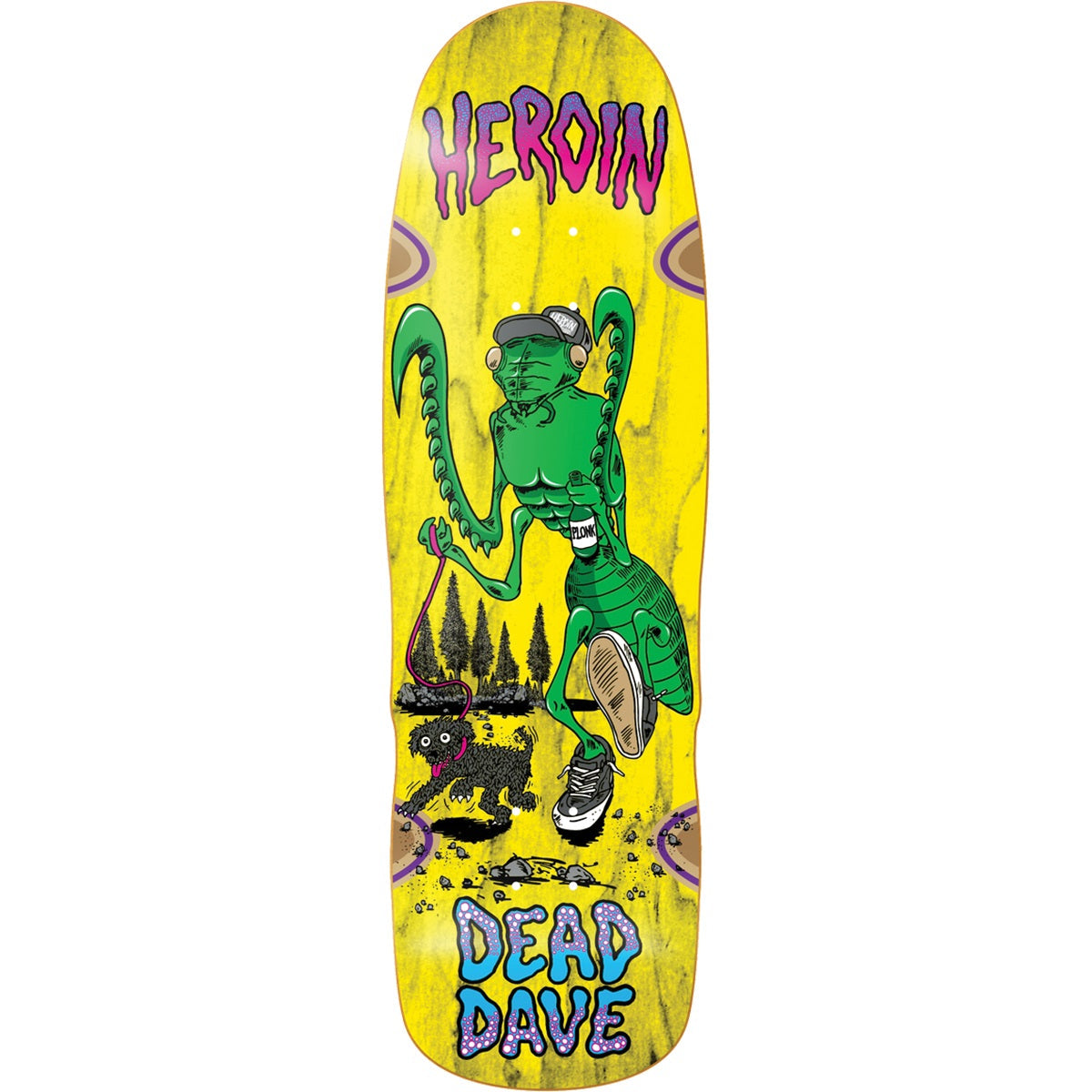 Heroin Dead Dave Bug Skateboard Deck - 10.1″