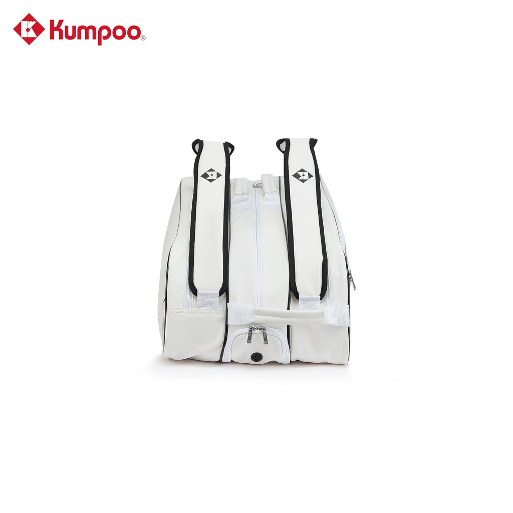 Kumpoo Badminton Bag- KB-591 [9 PK] (White/Black)