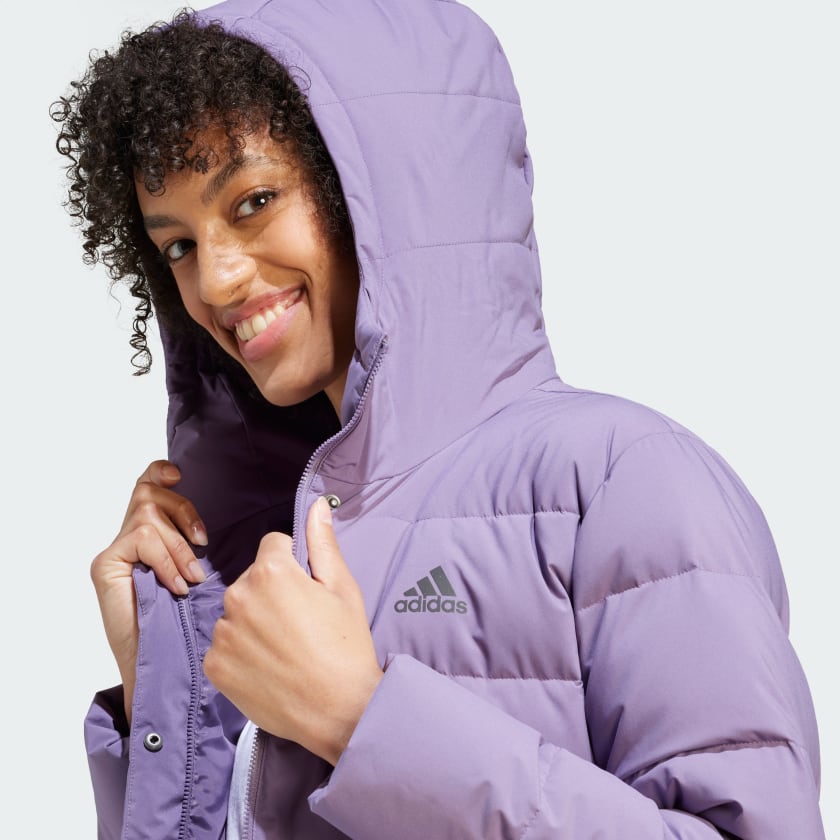 Women's adidas Helionic Hooded Down Jacket