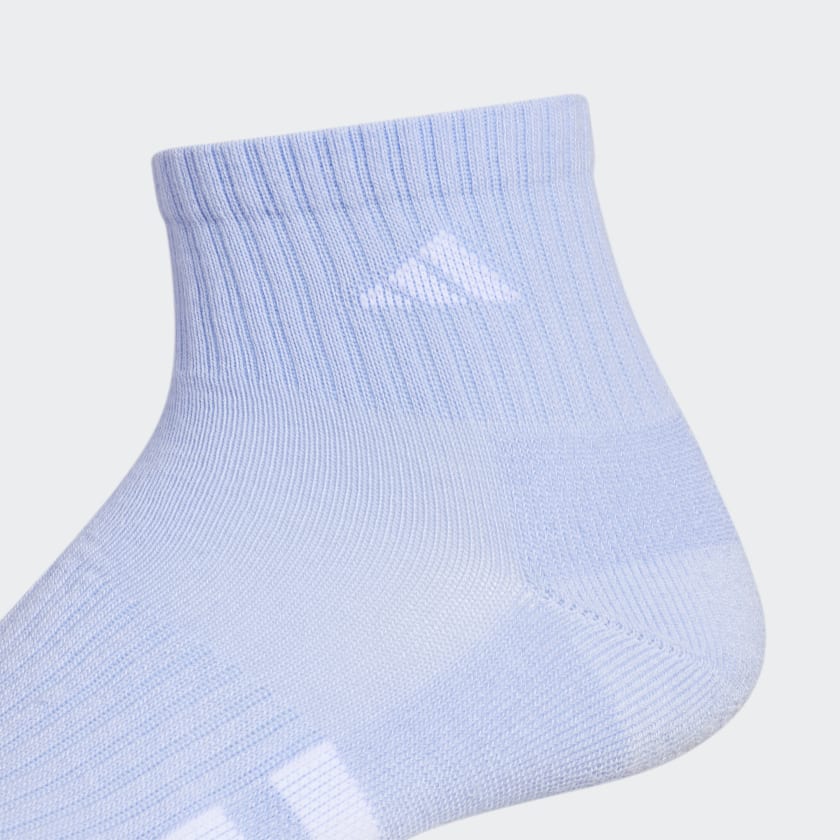 Cushioned Color Quarter Socks 3 Pairs