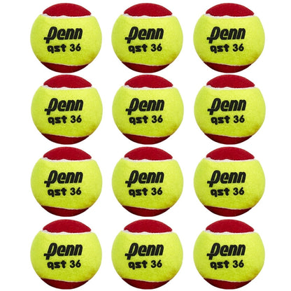 Penn QST 36 Low Compression Tennis Balls 12 Pack