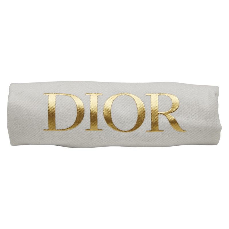 Dior Belt Size 75 Navy Beige Canvas Leather