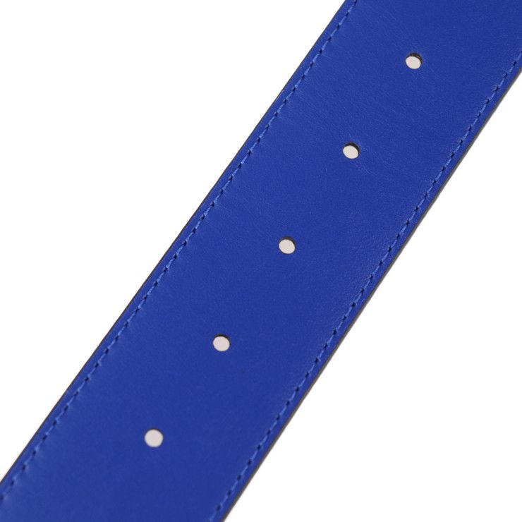 Louis Vuitton NBA Belt Mp278 Monogram Canvas Leather Brown Blue Red Virgil