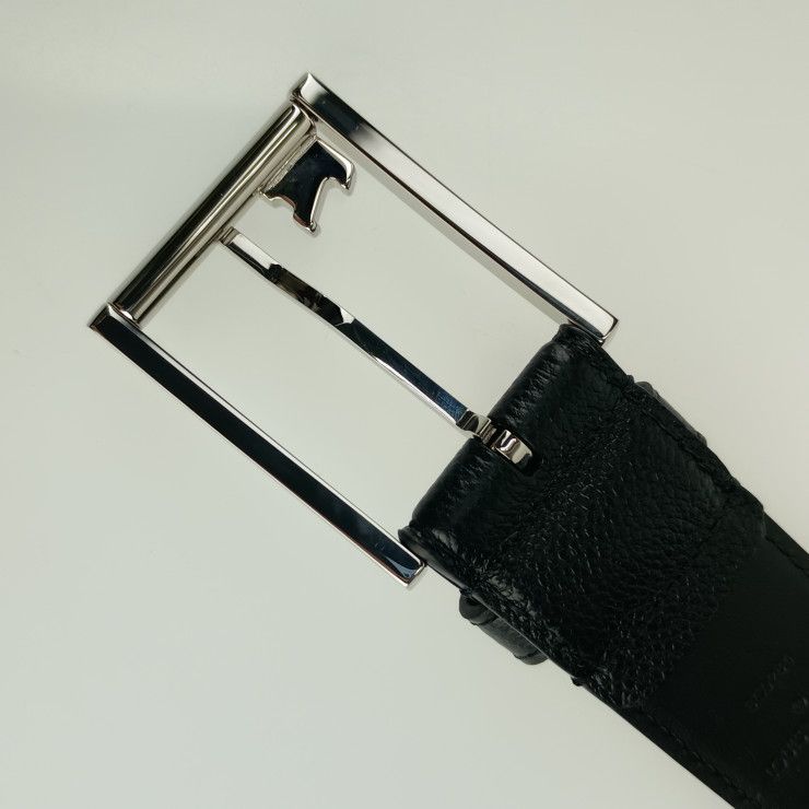 Louis Vuitton Saint Germain 35 mm Belt M8355 S Black Leather Men 100 40