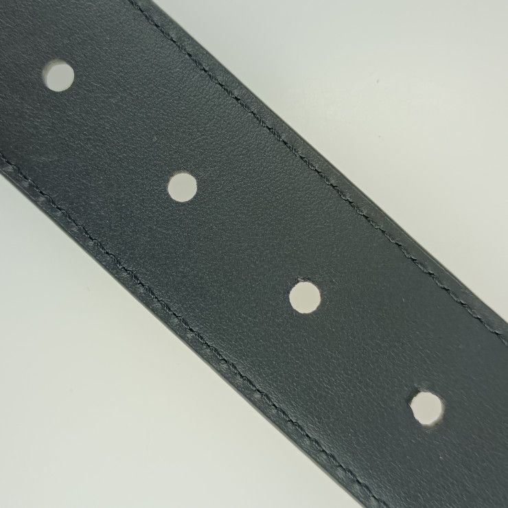Louis Vuitton Saint Germain 35 mm Belt M8355 S Black Leather Men 100 40