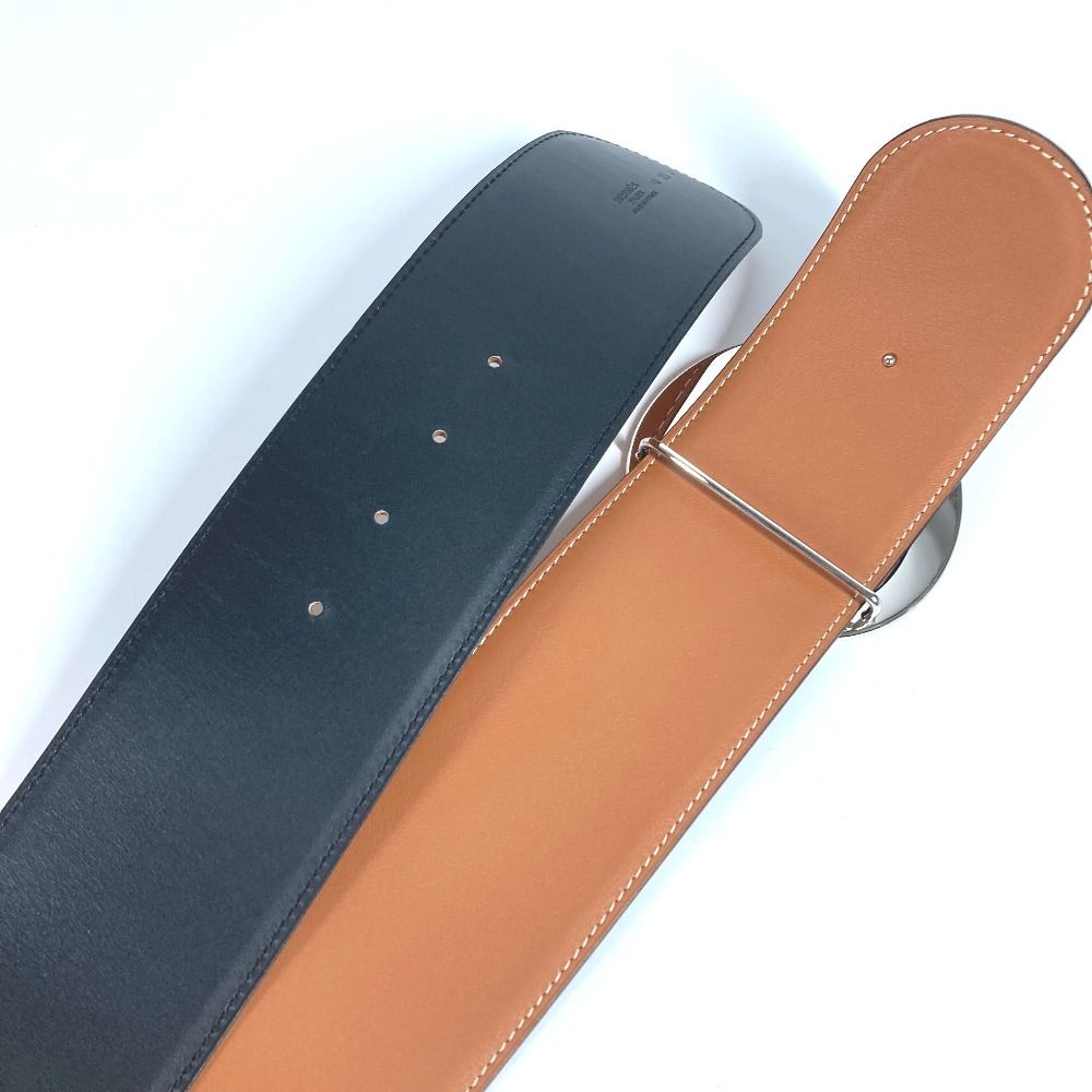 Hermes Belt Thick Leather Black
