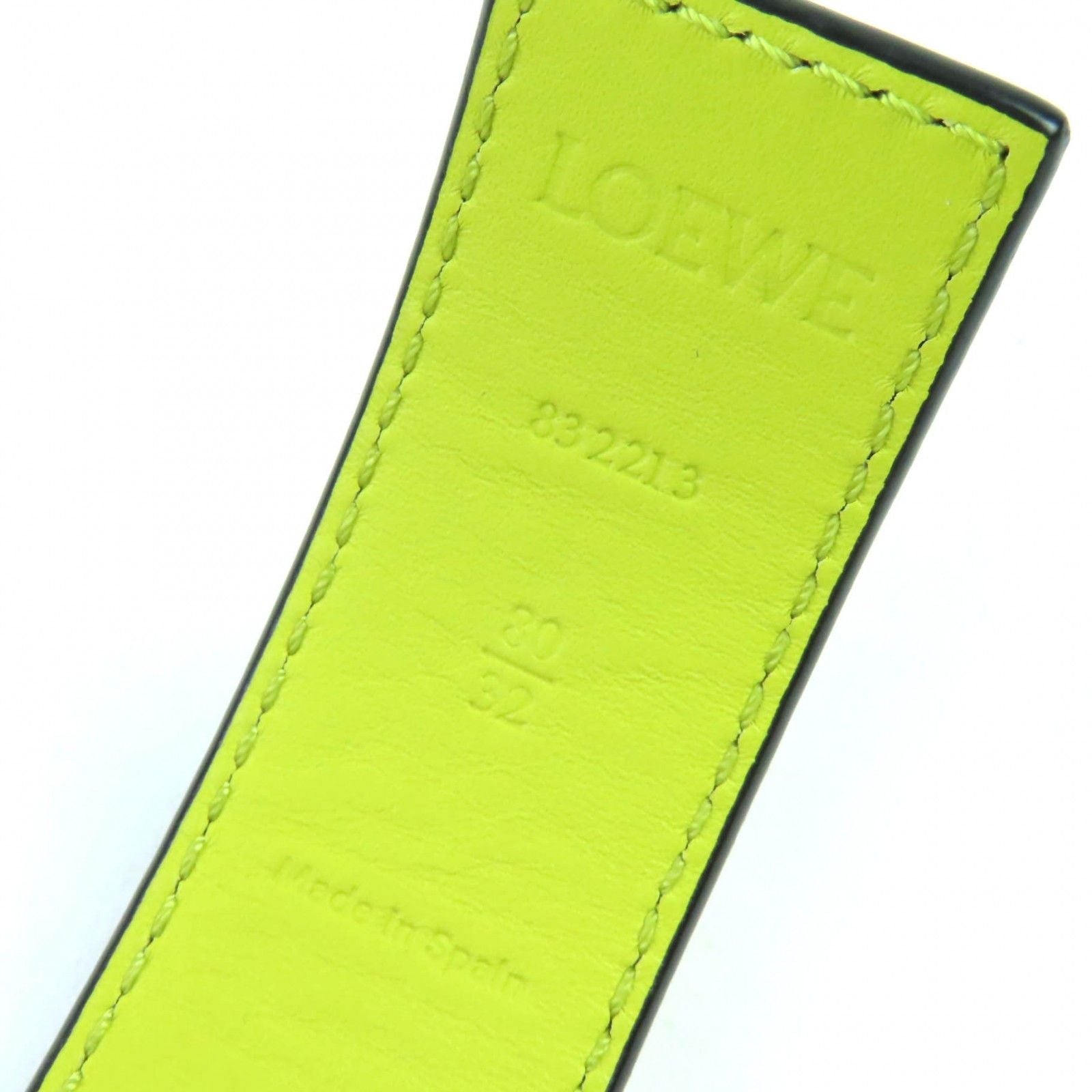 Loewe Anagram Buckle Leather Belt