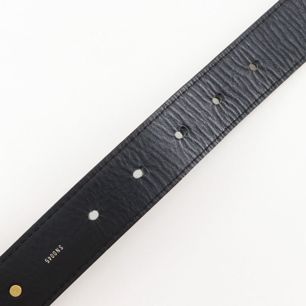Louis Vuitton Ceinture Suhali Studs Leather Noir Black Belt