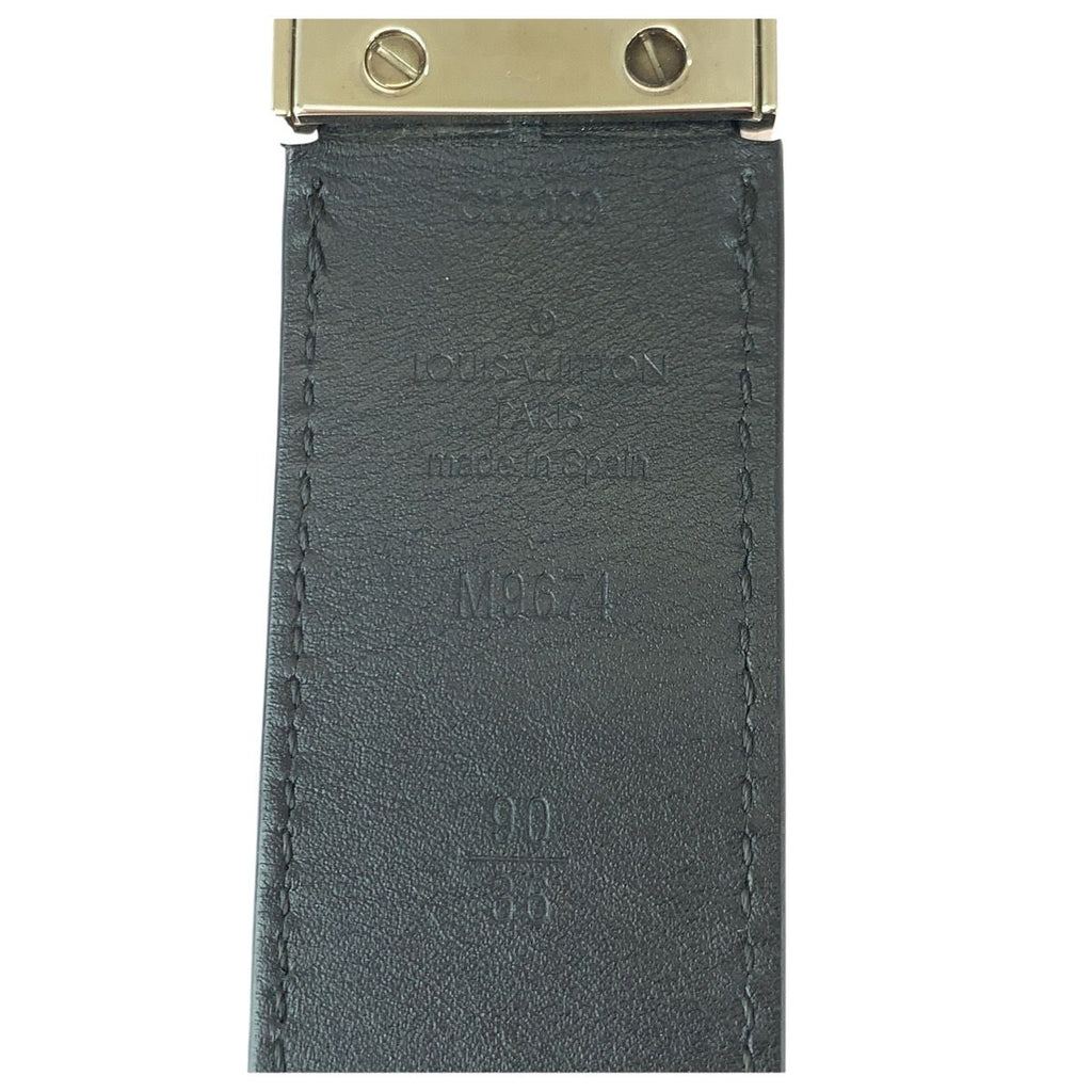 Louis Vuitton Damier Infini Boston Belt 36 Inches Black