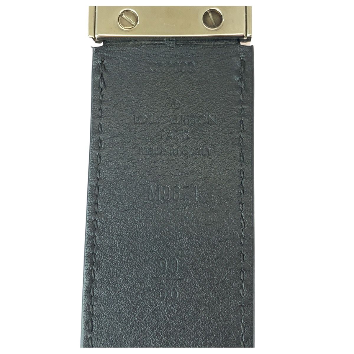 Louis Vuitton Damier Infini Boston Belt 36 Inches Black