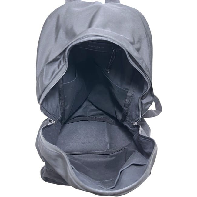 Balenciaga Backpack Black Leather Canvas