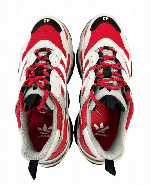 Balenciaga Adidas Triple S Sneakers Gray