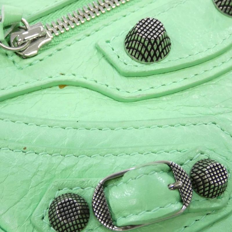 Balenciaga L Cagole Mini Bag Mint Green