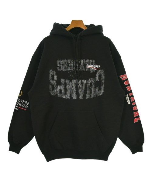 Balenciaga Hoodie Cotton Black