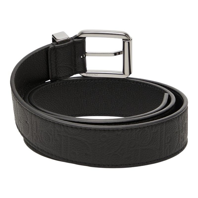 Dior Gravity Belt 95 Black Leather