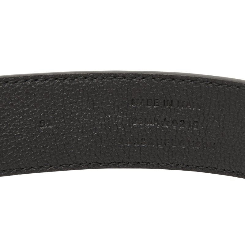 Dior Gravity Belt 95 Black Leather