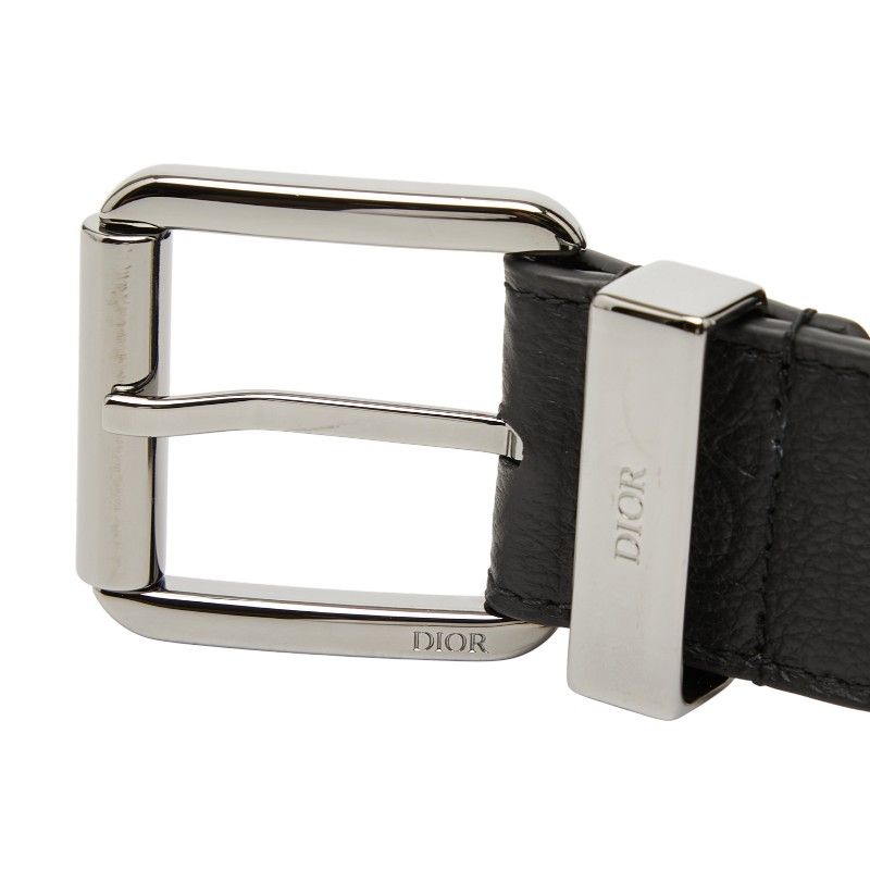 Dior Gravity Belt 95 Black Leather