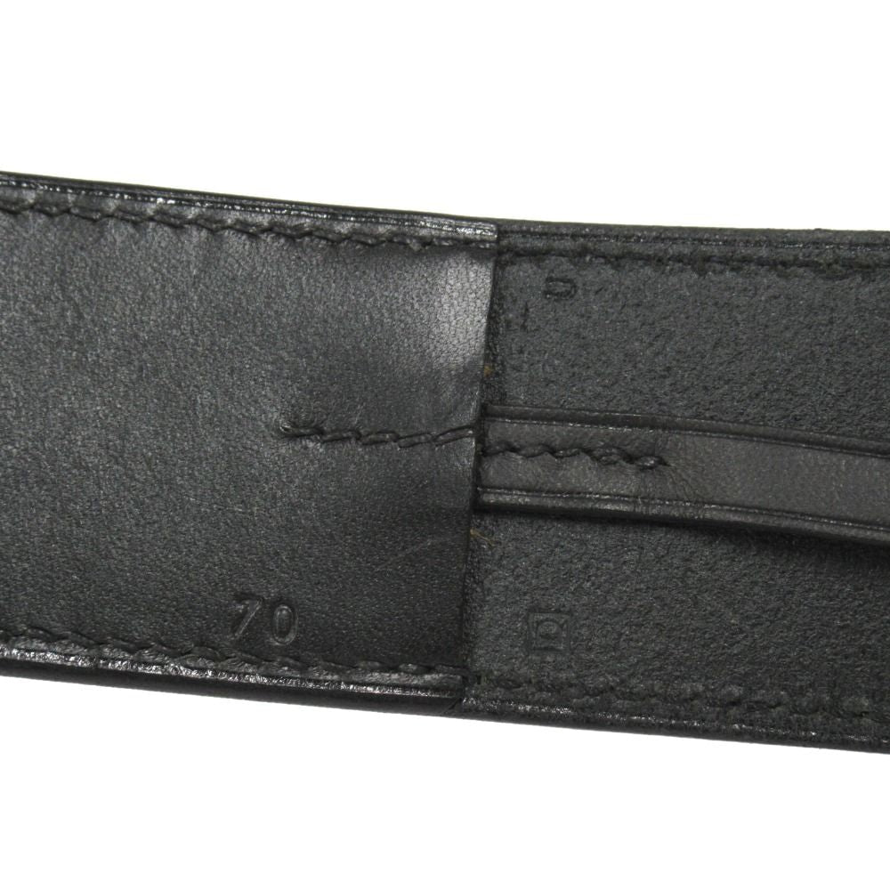 Hermes Martin Margiela Era Etriviere Leather Wide Belt 70 Black