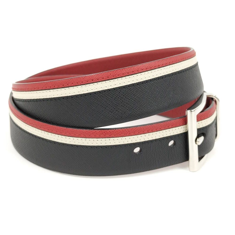 Prada Belt Leather Belts Black